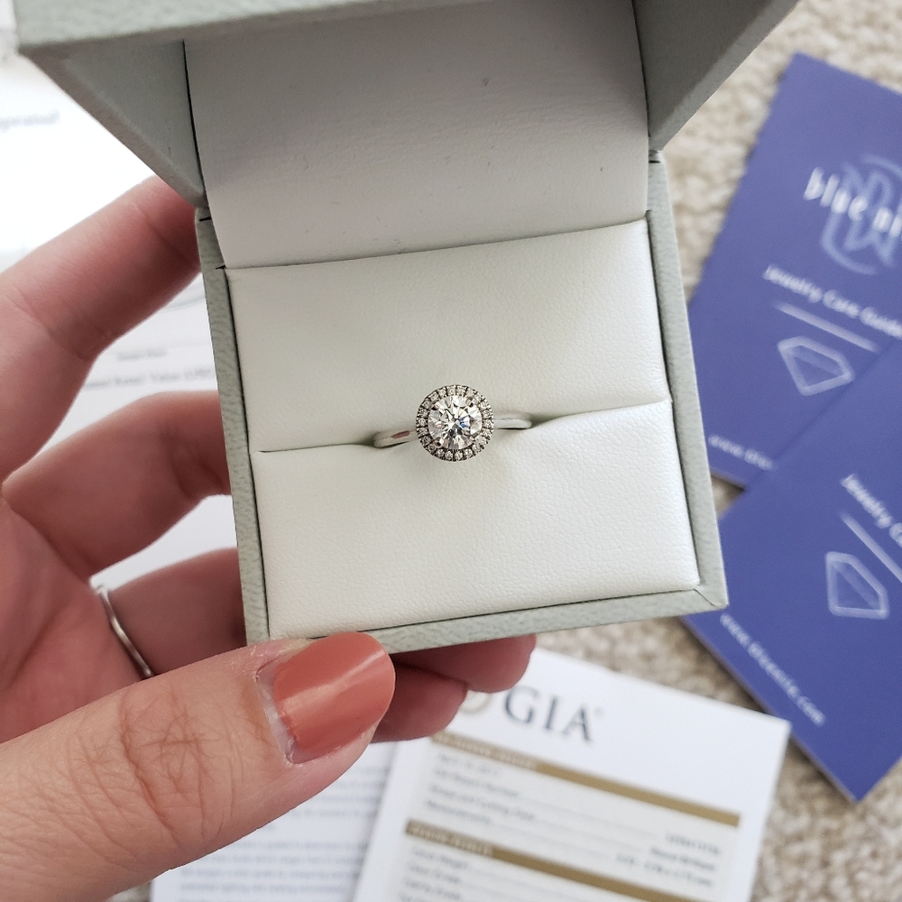 Diamond rings blue nile